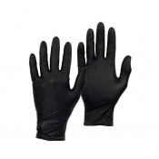Warrior Protects DWGL060 Powder-Free Industrial Hygiene Gloves (Black)